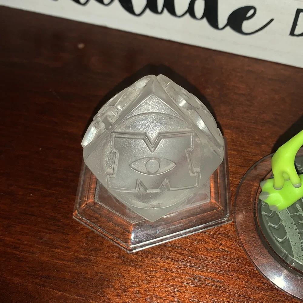 DIsney Infinity Mike W. Monsters Inc game pieces XBOX PlayStation Video Game EUC